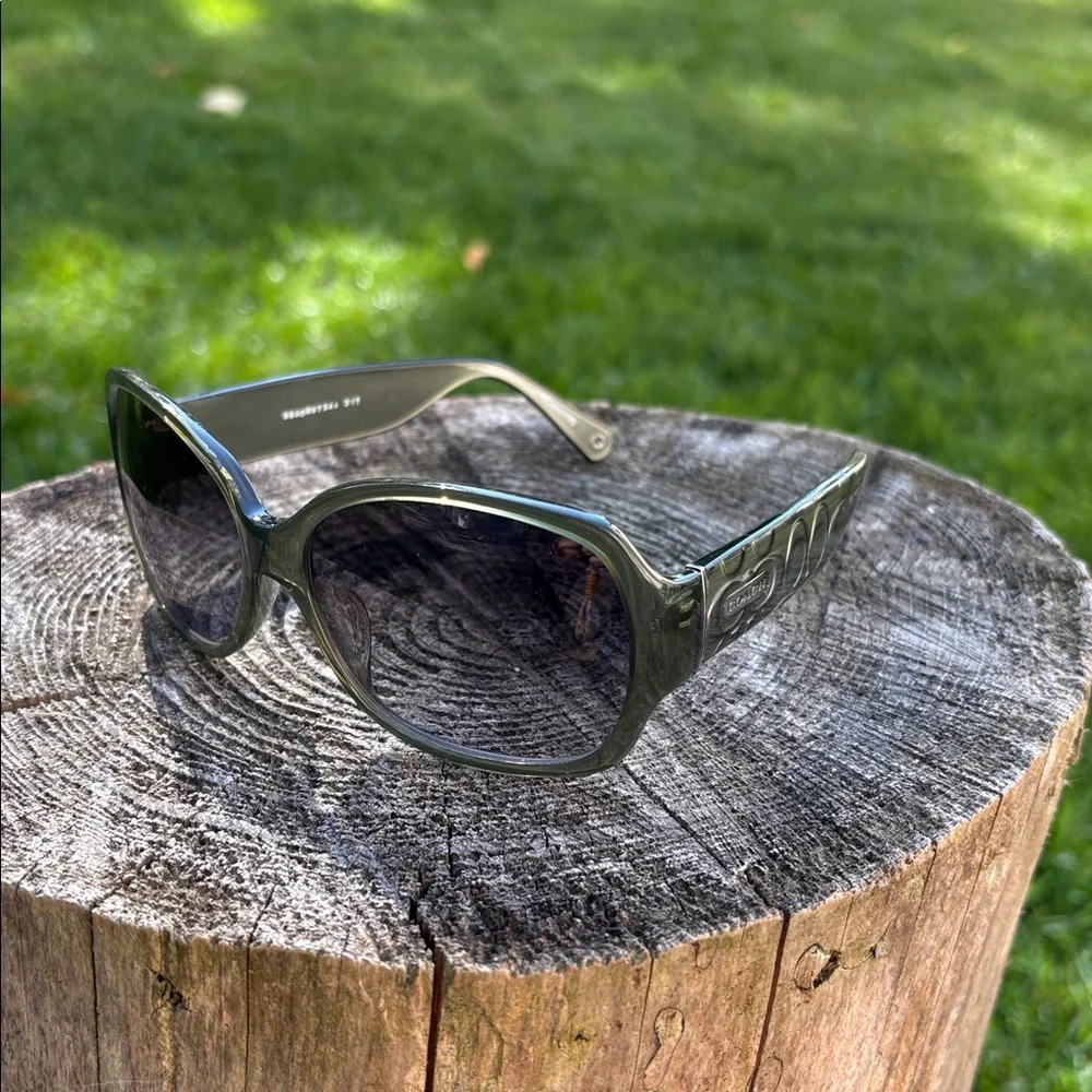 Coach Stylish Green Sunglasses - Picture 1 of 3